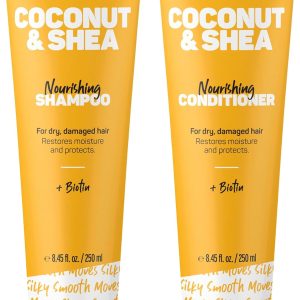Marc Anthony Volumizing Shampoo and Conditioner Set with Coconut Oil & Shea Butter - Nourishing & Hydrating Haircare Infused with Biotin for Dry & Damaged Hair - Restore Moisture & Protects Hair