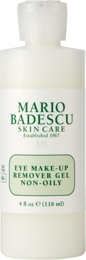 Mario Badescu Eye Makeup Remover Gel Ideal for Combination or Oily Skin Lightweight, Non-Greasy Waterproof Eye Make Up Cleanser Formulated with Safflower Seed Oil